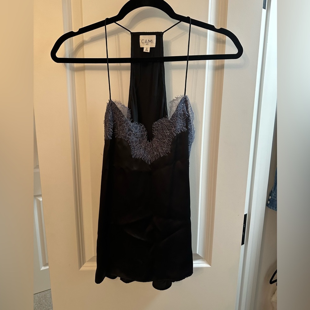 Cami NYC lace tank, 100% silk, no sign of wear!